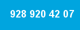 928 920 42 07 928 920 42 07